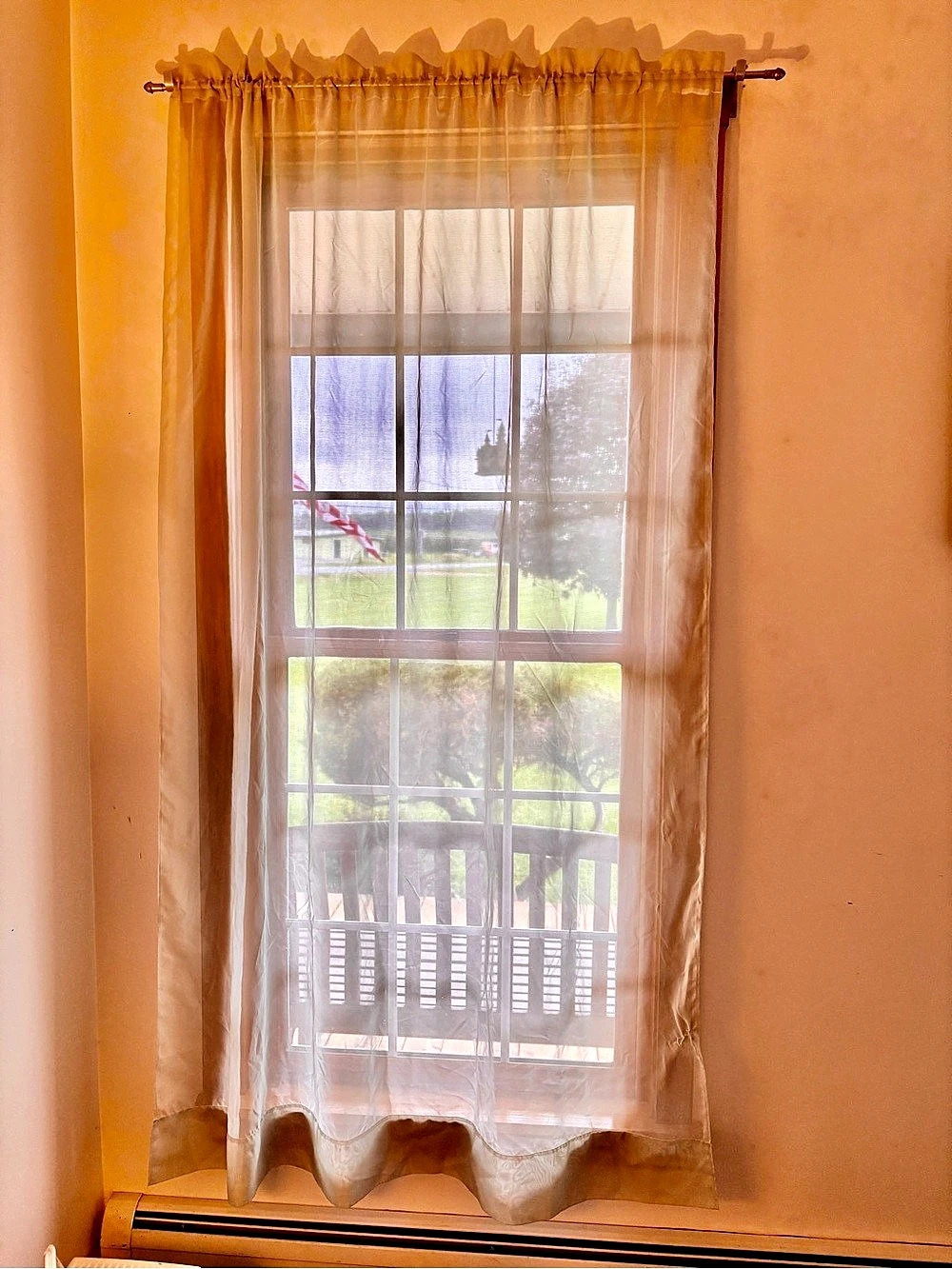 Light Green Sheer Window Curtains